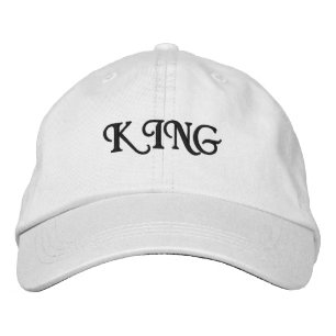 Brodée Visiteur Casquette Casquette couleur blanche
