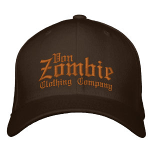 Brodée Von Zombie Casquette crâne 001P