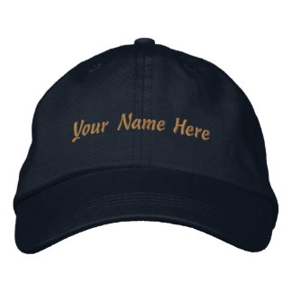 Brodée Votre nom ici Personnalisé Casquette Personnalisé
