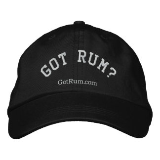 Brodée "Vous avez du rhum ?" Casquette brodé