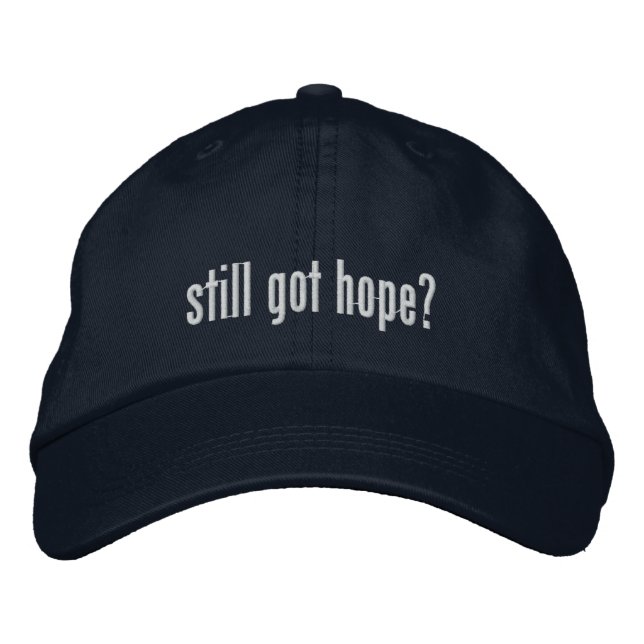 Brodée Vous avez encore de l'espoir ? Casquette (Devant)