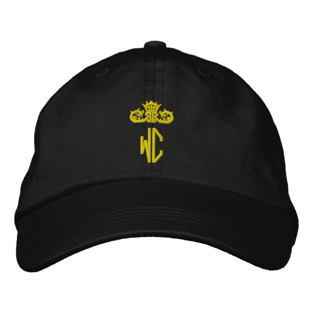 Brodée WarriorsCreed WC Logo Casquette réglable personnal (Devant)