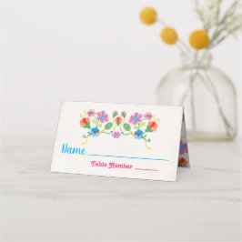 Broderie Cartes de table mexicaine Fiesta