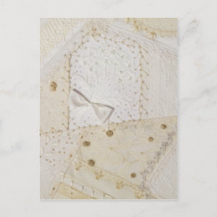 Broderie Crazy Quilt Panel No.6 Carte Postale