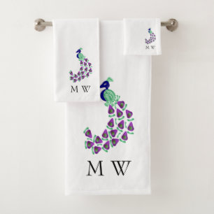 Broderie de paon personnalisée