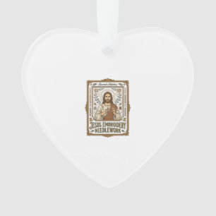Broderie Jésus Travail à l'aiguille Jésus Broderie