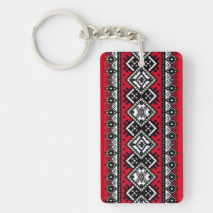 Broderie rouge