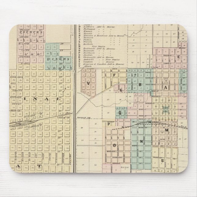 Brodhead and Village of Monroe, Green Co Mousepad (Vorne)