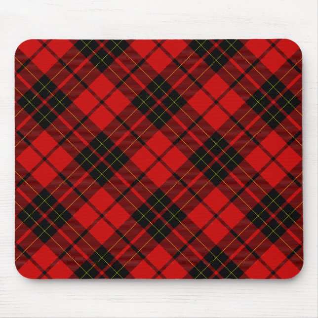 Brodie Clan Tartan kariert Mousepad (Vorne)