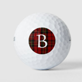 Brodie Kariert Custom Monogram Golfbälle