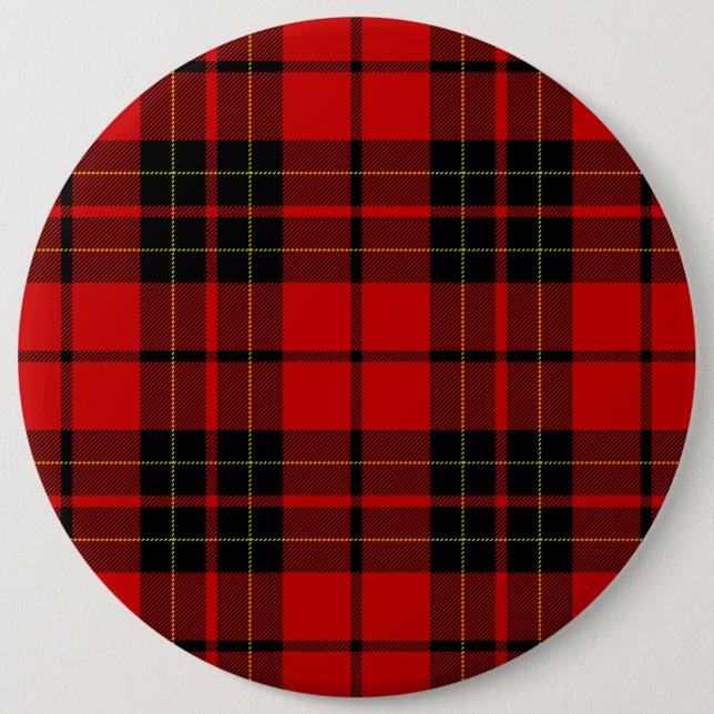 Brodie Tartan kariert Button (Vorderseite)