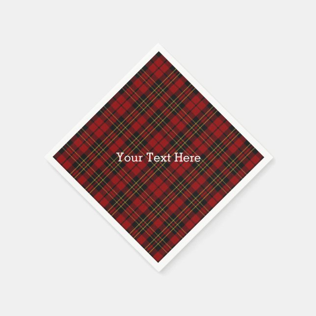 Brodie Tartan Kariert Paper Napkins Serviette (Ecke)