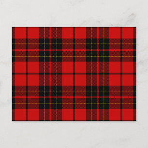 Brodie Tartan kariert Postkarte
