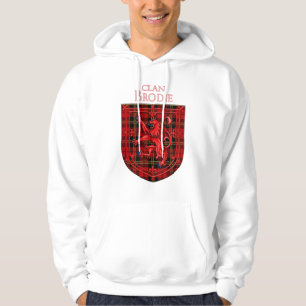 Brodie Tartan Scottish Kariert Lion Rampant Hoodie