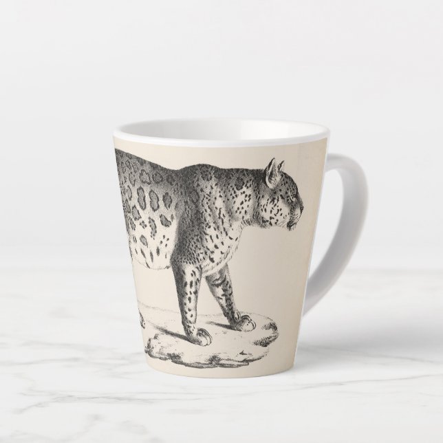 Brodtmann Leopard Sketch Milchtasse (Rechte Ecke)