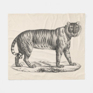 Brodtmann Tiger Sketch Fleecedecke