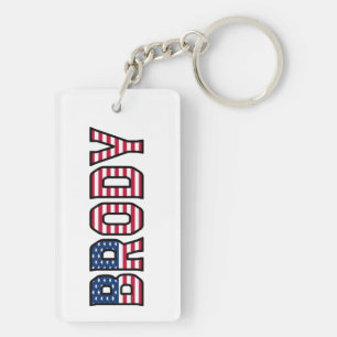Brody Name Vorname USA Flagge Anhänger Schlüssel Schlüsselanhänger