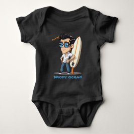 Brody Ocean Wavecrest Baby Strampler