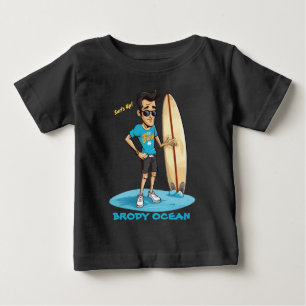 Brody Ocean Wavecrest Baby T-shirt