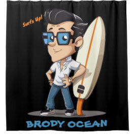 Brody Ocean Wavecrest Duschvorhang