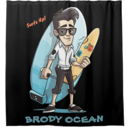 Brody Ocean Wavecrest Duschvorhang