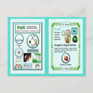 Brogach - Bromine Trading Card Postkarte