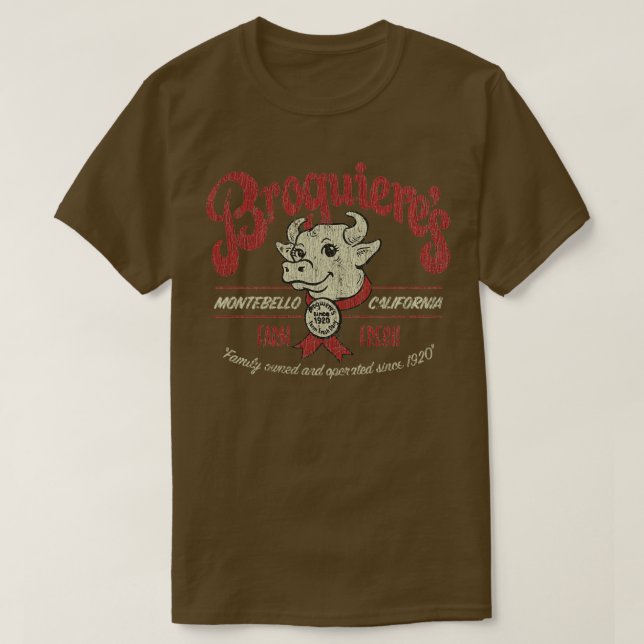 Broguieres Farm Fresh Dairy T-Shirt (Design vorne)