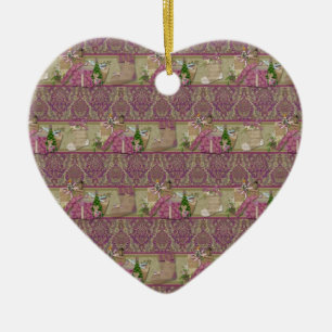 Brokate-Victorian-Weihnachten Keramik Ornament