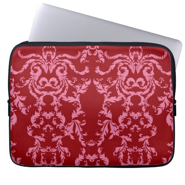 Brokatmuster Laptopschutzhülle (Vorderseite)