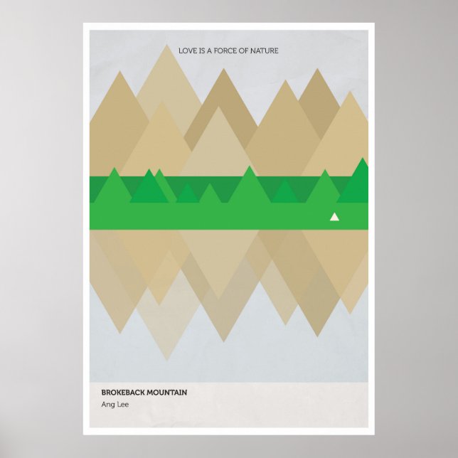 Brokeback Mountain Filmplakat Poster (Vorne)