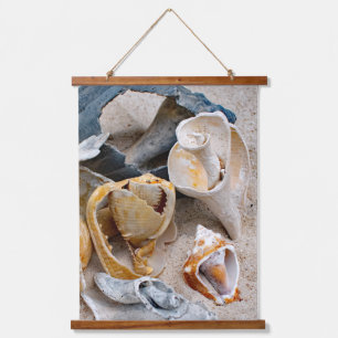 Broken Beach Beauties Wandteppich Mit Holzrahmen