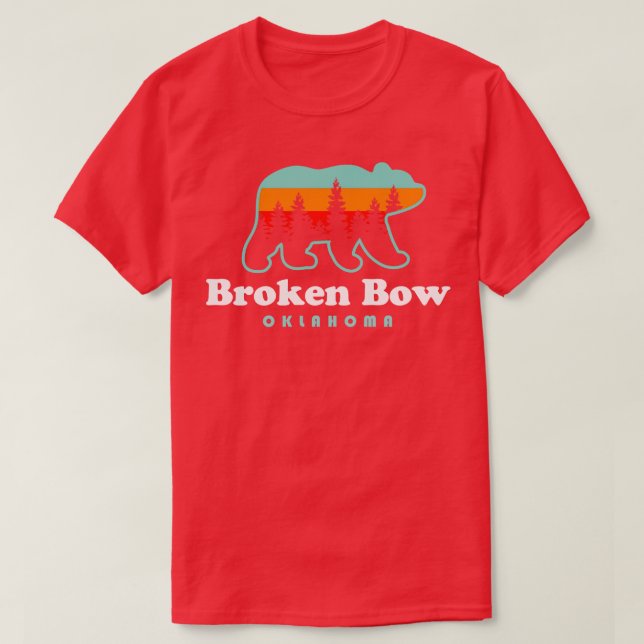 Broken Bow Oklahoma Lake Outrors Bär T-Shirt (Design vorne)