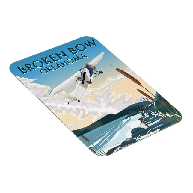 Broken Bow Oklahoma Magnet (Rechte Seite)