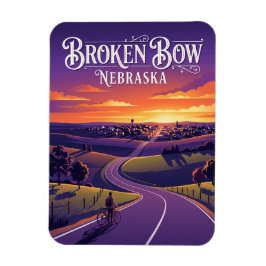 Broken Bow USA Magnet