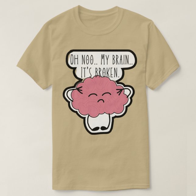 Broken brain T-Shirt (Design vorne)