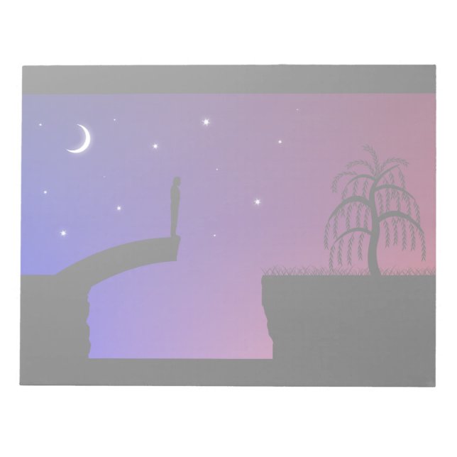 Broken Bridge Notepad Notizblock (Vorderseite)