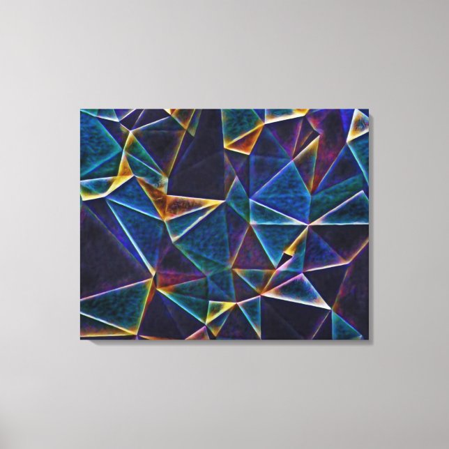 Broken Bubbles Canvas Print Leinwanddruck (Vorderseite)