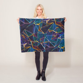Broken Bubbles Fleece Blanket