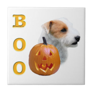 Broken coat Parson Russell Terrier Halloween BOO Fliese