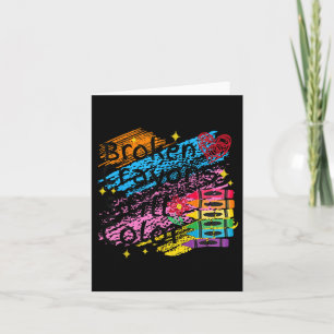 Broken Crayons noch Farbe psychische Gesundheit S  Karte