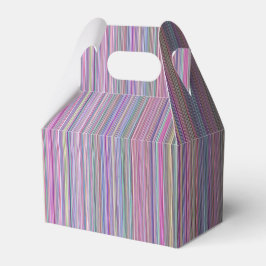 Broken Flachbildschirm TV Regenbogenstreifen Geschenkschachtel