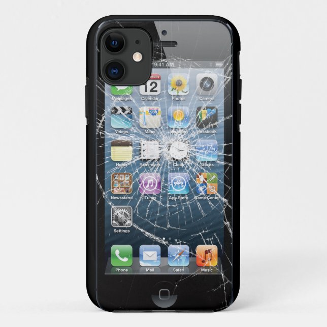 Broken Glass Case-Mate iPhone Hülle (Rückseite)
