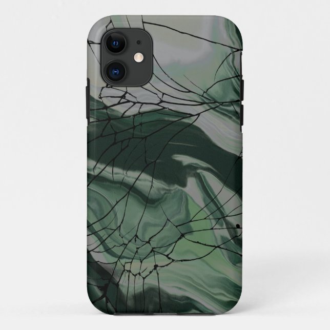 Broken Glass iphone 11 Fall Case-Mate iPhone Hülle (Rückseite)