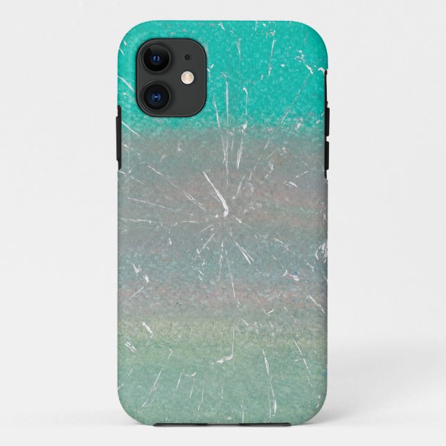 Broken Glass iphone 11 Fall Case-Mate iPhone Hülle (Rückseite)