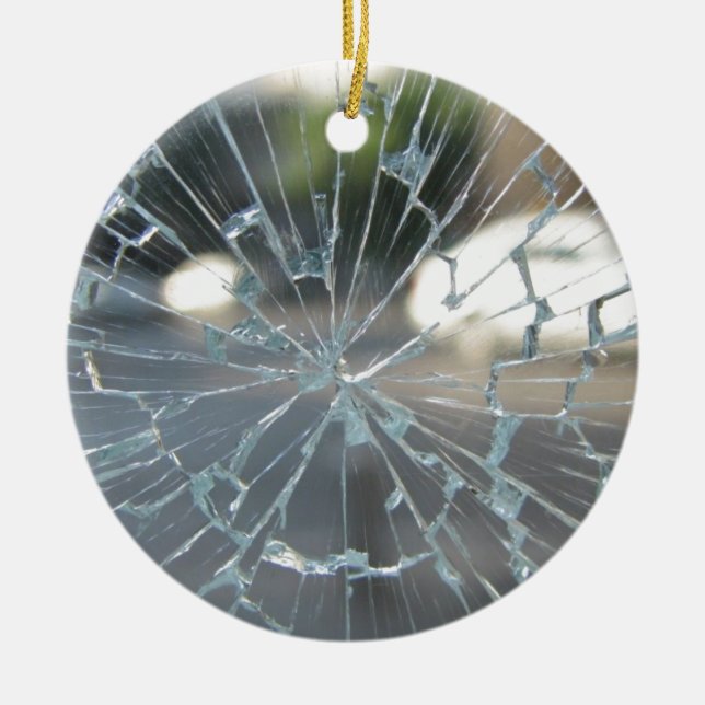 Broken Glass Keramikornament (Vorne)