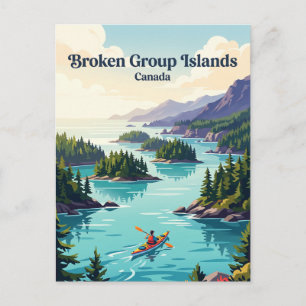 Broken Group Islands Kanada Postkarte