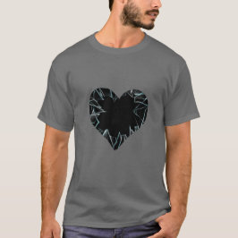 Broken Heart Glass Shatter T-Shirt