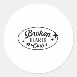 Broken Hearts Club Parco Civico-Ciani Runder Aufkleber