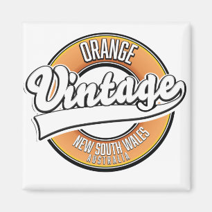 Broken Hill Australien Vintage-Style-Logo. Magnet