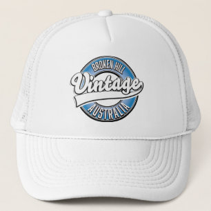 Broken Hill Australien Vintage Style Logo. Truckerkappe